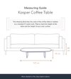 Qwerty Solid Wood Coffee Table In Dark Brown Finish