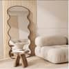 The Artment Black Meander Unbreakable Floor Mirror For Home (180 X 80 CM)