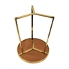 Metalsmith Metal Side Table in Gold Finish