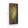 W-Tally Abstract Metal Wall Decor in Gold Set of 1