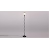 Lennox Black Glass Shade Floor Lamp