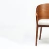 Pusha Veneer Dining Chair in Brown Colour