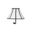 Kiley Multicolour Fabric Floor Lamp with Black Iron Base