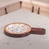 Ireka Home Leaf Me Alone Wooden Serving Board with Enamel