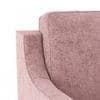 Abbey Sofa (Colour : Desert Rose, Cushion : Hard, Seating Capacity : 1 Seater)