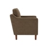 Menta Boucle Fabric Lounge Chair in Brown Colour