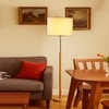 Devansh Wood & Metal Floor Lamp