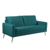 Hilda Fabric Sofa (Teal Blue)