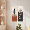 The Castle Decor Modern Boho Botanical Wall Art Set of 2 Design 1 12x18 Inch