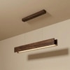 Synergy 48 Brown Solid Wood Single Hanging Light