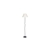 Sawyer White Jute shade with Iron floor lamp
