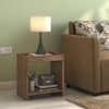 Ally Engineered Wood Side Table in Classic Walnut Finish