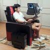 Genx Solid Wood One Seater Motorized Recliner in Red Colour