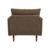 Arihana Boucle Fabric Arm Chair in Brown Colour