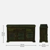 Sheesham Wood Sideboard In Scratch Resistant Spring Green Finish