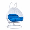 Francesca Metal Swing in White Color - with Stand