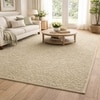 ALMA Wool Rectangle Carpets Hand Tufted in Ivory Colour