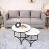 Griffin Nesting Coffee Table In Black Finish