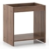Ally Engineered Wood Side Table in Classic Walnut Finish
