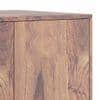 Zephyr Solid Wood 2 Door Wardrobe in Teak Finish