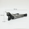 Aum Polyresin Figurine in Matte Black Colour