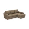 Apollo Compact Sofa (Colour : Dune, Cushion : Hard, Back Type : Regular, Seating Capacity : Right Aligned 2 Seater + Right Aligned Chaise)
