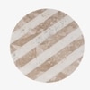 Mallow Marble Side Table in Beige Colour