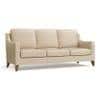 Abbey 3 Seater Fabric Sofa in Pearl Colour