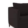 Florence Premium 2 Seater Fabric Sofa in Deep Brown Velvet Colour