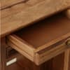 Anderby Sheesham Wood End Table in Rustic Teak Finish