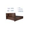 Lavish Center Queen Bed Design 2