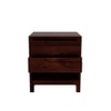 Unicorn Solid Wood Bedside Table in Teak Finish