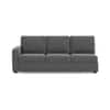 Apollo Corner Sofa (Seating Capacity : Left Aligned 3 Seater + Right Aligned 3 Seater + Corner, Colour : Smoke, Cushion Type : Soft, Back Height : High Back)