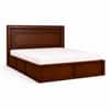 Sahaj Solid Wood Compact Queen Bed Hydraulic Storage Provincial Teak Finish Mattress 60 x 72 Inches