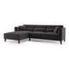 Lewis Sectional Sofa (Colour : Pebble Grey, Cushion : Hard, Seater : Left Aligned 3 Seater + Left Aligned Chaise)