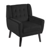 Derel Accent Chair in Black Colour