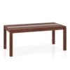 Atlas Crest Storage Solid Wood 6 Seater Dining Table With Set Of 6 Ludo Dining Chairs