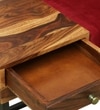 Rawlin Solid Wood Bench in Rustic Teak Finish