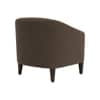 Daviana Boucle Fabric Lounge Chair in Brown Colour