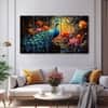 The Castle Decor Bird Wall Painting Wooden Framed 27x48 Inch (Style 2)