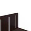 Durban Solid Wood Single Size Non Storage Bed In Mahogany Finish