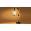 Multicolor Mosaic Glass Curvy Table lamp with Iron Base (EN18)