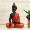 Laddu Polyresin Figurine in Red Colour