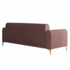 Veniza Velvet 3 Seater Sofa In Peech Colour