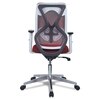 Wiwngas Mid Back Ergonomic Chair in Red Colour