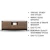Hexa Red Engineered Wood Shoe Rack in Flower Wenge Colour