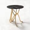Golden Serve Side Table in Gold Colour
