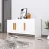 Hexa Red Multipurpose Storage Cabinet With 3 Door in Frosty White Colour
