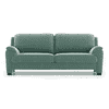 Farina Luxe 3 Seater Fabric Sofa in Dusty Turquoise Velvet Colour