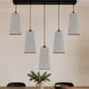 Devansh Solid Wood Electric Wall Light in Brown Colour with Multi Shade Count of 1 Light